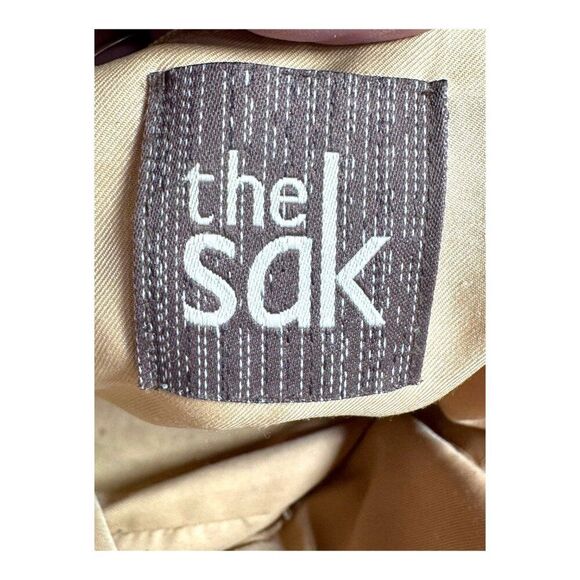 The Sak Indio Handwoven Straw Shoulder Bag Braided Leather Straps Purse Crochet - Picture 12 of 12